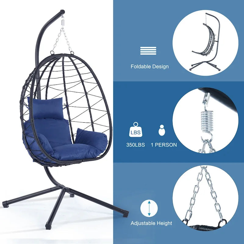 Waterproof Wicker Swing Chair
