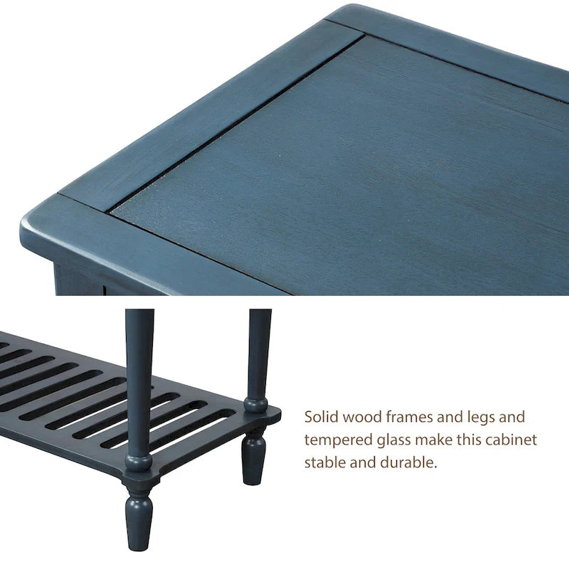 Buffet Storage Cabinet with Bottom Shelf