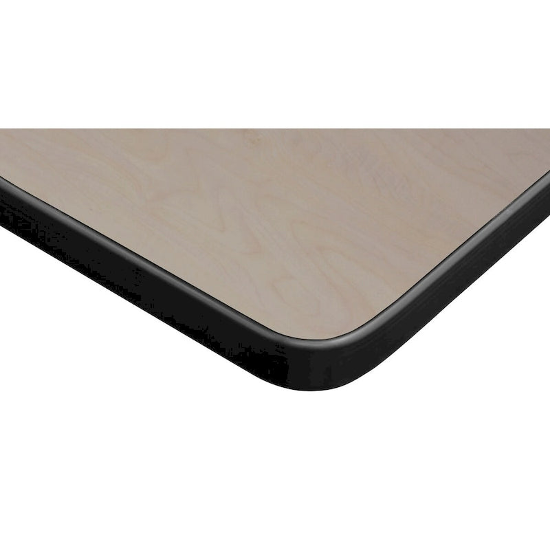 Kee 66 L-Desk with 42 Return, Beige/Black