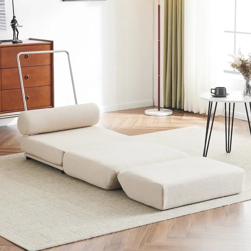 Single Sofa Chair Foldable Single Sofa Bed with Pillow