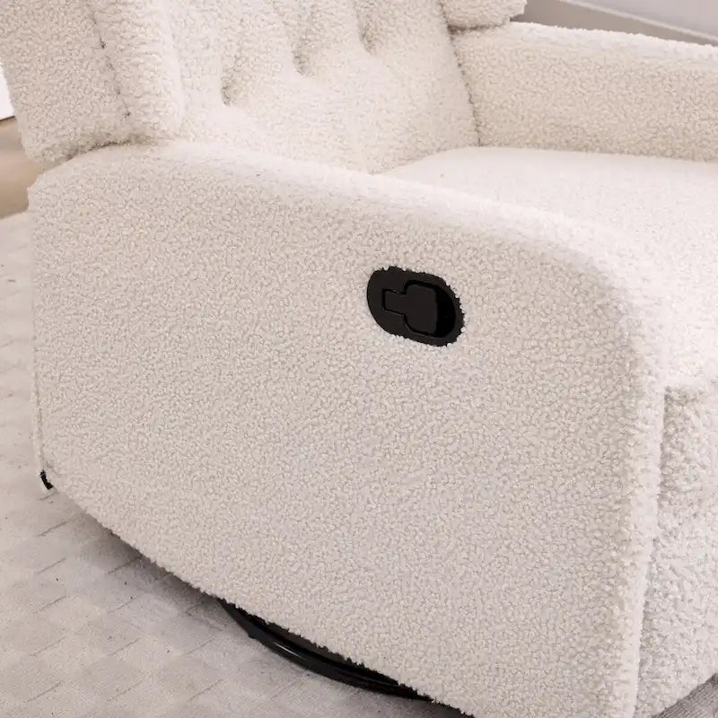 Multi-gear adjustable lounge chair 360 degrees full rotation rocking chair